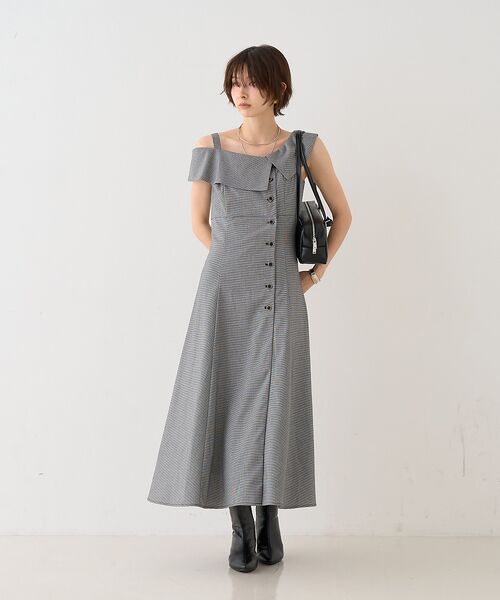 Rouge vif la cle / ルージュ・ヴィフ ラクレ ワンピース | 【一部店舗限定】アシメショルダーワンピース | 詳細5