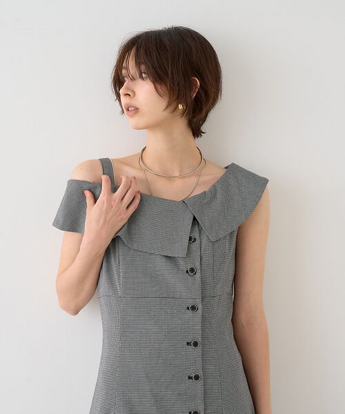 Rouge vif la cle / ルージュ・ヴィフ ラクレ ワンピース | 【一部店舗限定】アシメショルダーワンピース | 詳細8