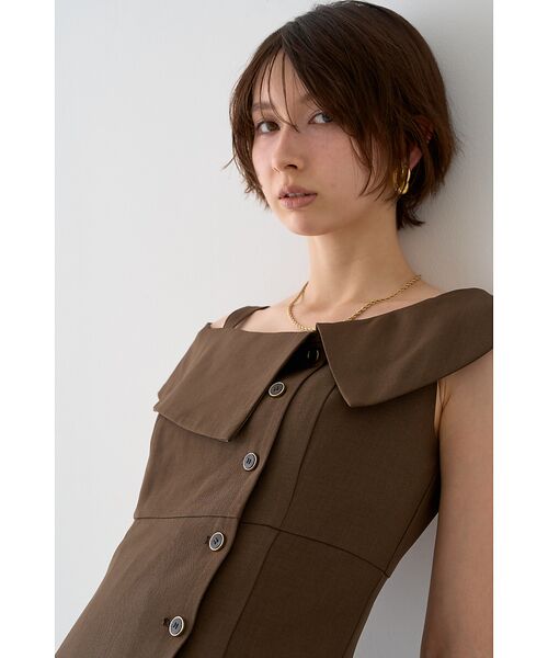 Rouge vif la cle / ルージュ・ヴィフ ラクレ ワンピース | 【一部店舗限定】アシメショルダーワンピース | 詳細28