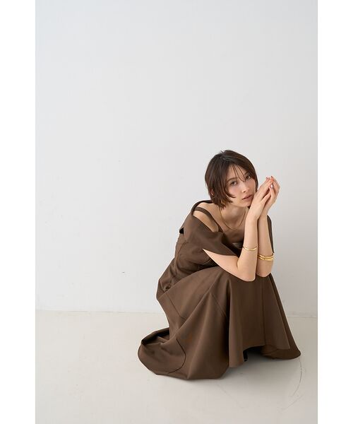 Rouge vif la cle / ルージュ・ヴィフ ラクレ ワンピース | 【一部店舗限定】アシメショルダーワンピース | 詳細25