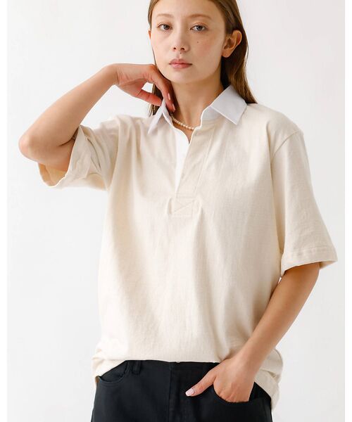 Rouge vif la cle/ルージュ・ヴィフ ラクレ 【BARBARIAN/バーバリアン】JCSS S/S VSE/ライトウェイト/半 オフホワイト F Rouge vif la cle/ルージュ・ヴィフ ラクレ 【BARBARIAN/バーバリアン】JCSS S/S VSE/ライトウェイト/半 オフホワイト F