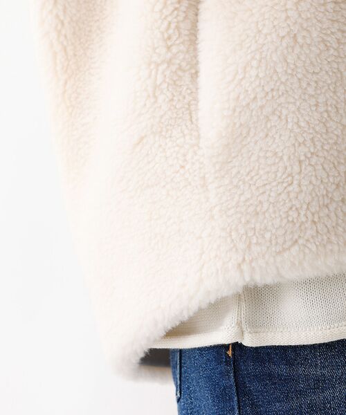 Rouge vif la cle / ルージュ・ヴィフ ラクレ アウター | 【MICA&DEAL /マイカアンドディール】リバーシブルVボア/リバーシブル/ | 詳細14