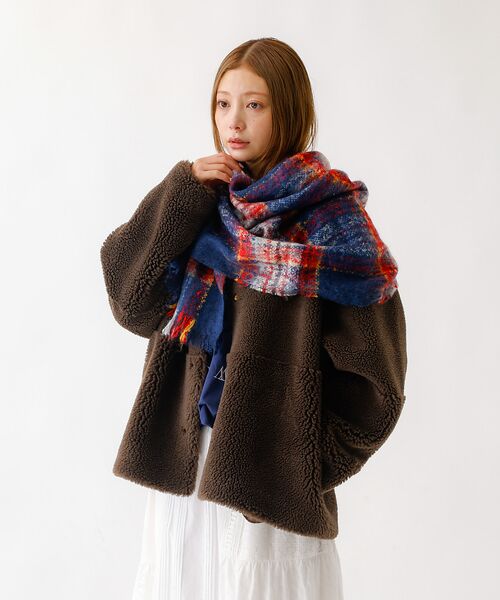 Rouge vif la cle / ルージュ・ヴィフ ラクレ アウター | 【MICA&DEAL /マイカアンドディール】リバーシブルVボア/リバーシブル/ | 詳細20