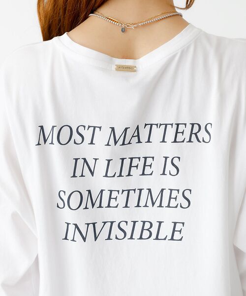 Rouge vif la cle / ルージュ・ヴィフ ラクレ Tシャツ | 【MICA&DEAL /マイカアンドディール】バックプリントロンT/カットソー/ | 詳細10