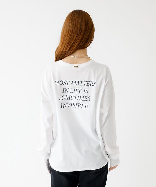 Rouge vif la cle / ルージュ・ヴィフ ラクレ Tシャツ | 【MICA&DEAL /マイカアンドディール】バックプリントロンT/カットソー/ | 詳細9