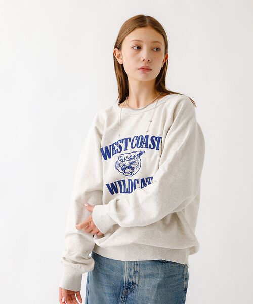 Rouge vif la cle / ルージュ・ヴィフ ラクレ スウェット | 【MIXTA/ミクスタ】ロゴスウェット/スウェット/ギフト/加工/ヴィンテージ感 | 詳細5