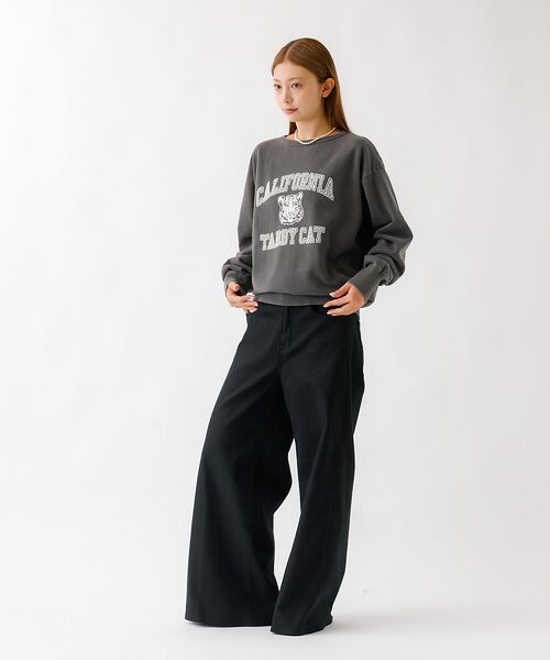 Rouge vif la cle / ルージュ・ヴィフ ラクレ スウェット | 【MIXTA/ミクスタ】ロゴスウェット/スウェット/ギフト/加工/ヴィンテージ感 | 詳細7