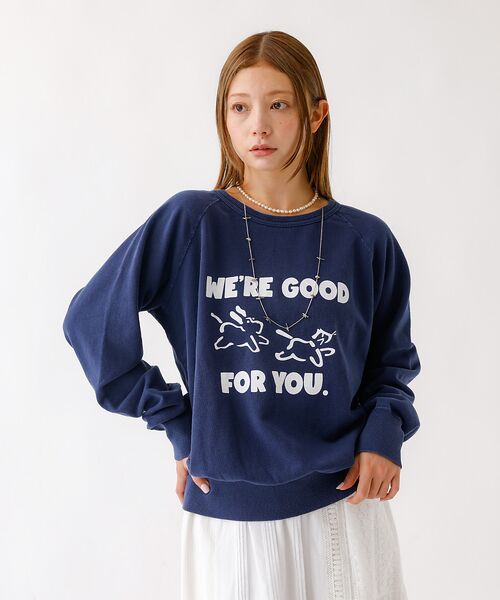 Rouge vif la cle / ルージュ・ヴィフ ラクレ スウェット | 【MIXTA/ミクスタ】ロゴスウェット/スウェット/ギフト/加工/ヴィンテージ感 | 詳細22