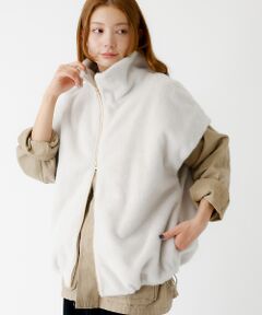 Rouge vif la cle / ルージュ・ヴィフ ラクレ ベスト | 【MICA&DEAL /マイカアンドディール】ファーベスト/ベスト/ファー/レイ