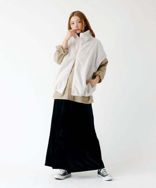 Rouge vif la cle / ルージュ・ヴィフ ラクレ ベスト | 【MICA&DEAL /マイカアンドディール】ファーベスト/ベスト/ファー/レイ | 詳細2