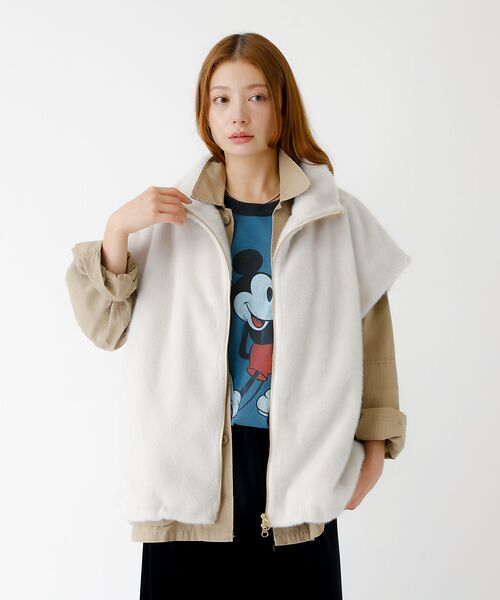 Rouge vif la cle / ルージュ・ヴィフ ラクレ ベスト | 【MICA&DEAL /マイカアンドディール】ファーベスト/ベスト/ファー/レイ | 詳細3