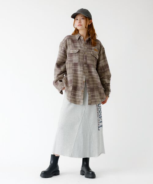 Rouge vif la cle / ルージュ・ヴィフ ラクレ シャツ・ブラウス | 【PARROTT CANVAS/パロットキャンバス】 CPO SHIRT/パッチ | 詳細1