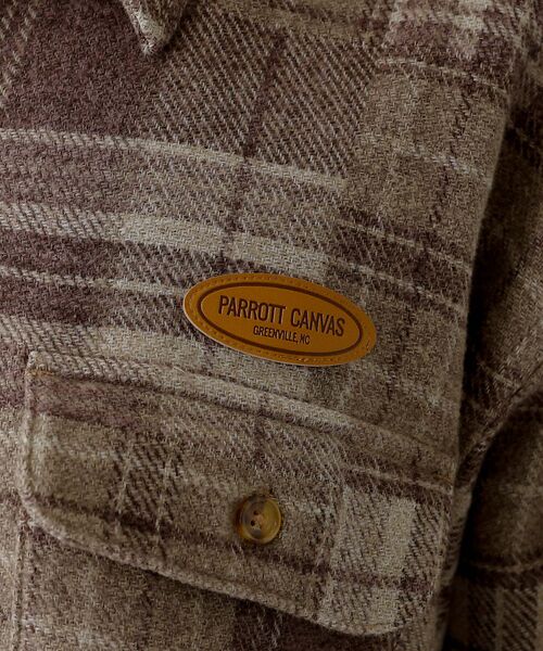 Rouge vif la cle / ルージュ・ヴィフ ラクレ シャツ・ブラウス | 【PARROTT CANVAS/パロットキャンバス】 CPO SHIRT/パッチ | 詳細10