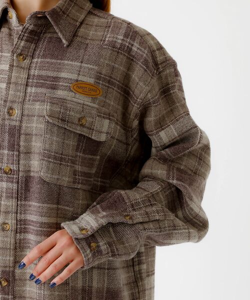 Rouge vif la cle / ルージュ・ヴィフ ラクレ シャツ・ブラウス | 【PARROTT CANVAS/パロットキャンバス】 CPO SHIRT/パッチ | 詳細11