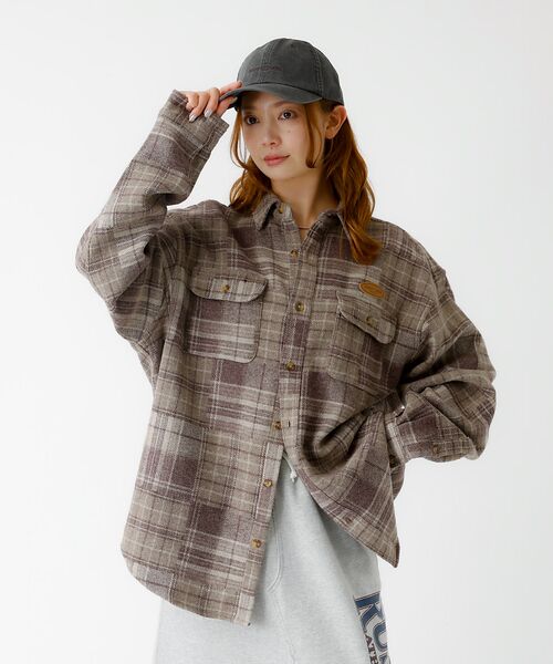 Rouge vif la cle / ルージュ・ヴィフ ラクレ シャツ・ブラウス | 【PARROTT CANVAS/パロットキャンバス】 CPO SHIRT/パッチ | 詳細14