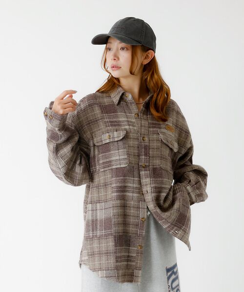 Rouge vif la cle / ルージュ・ヴィフ ラクレ シャツ・ブラウス | 【PARROTT CANVAS/パロットキャンバス】 CPO SHIRT/パッチ | 詳細4