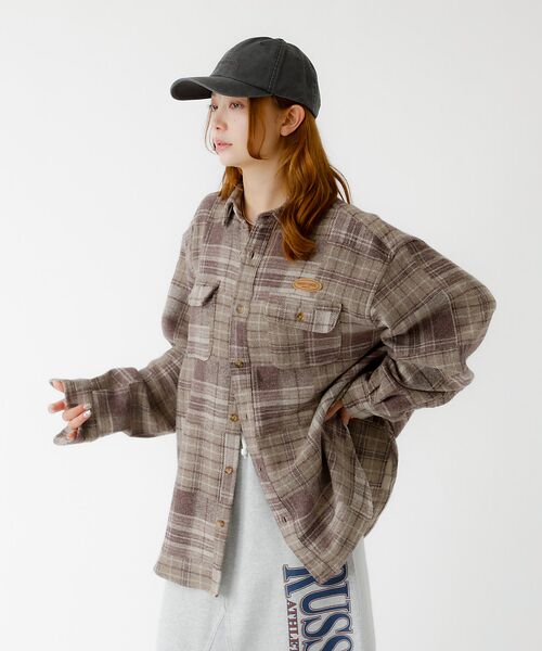 Rouge vif la cle / ルージュ・ヴィフ ラクレ シャツ・ブラウス | 【PARROTT CANVAS/パロットキャンバス】 CPO SHIRT/パッチ | 詳細5