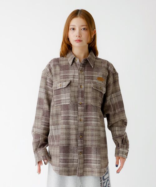 Rouge vif la cle / ルージュ・ヴィフ ラクレ シャツ・ブラウス | 【PARROTT CANVAS/パロットキャンバス】 CPO SHIRT/パッチ | 詳細6