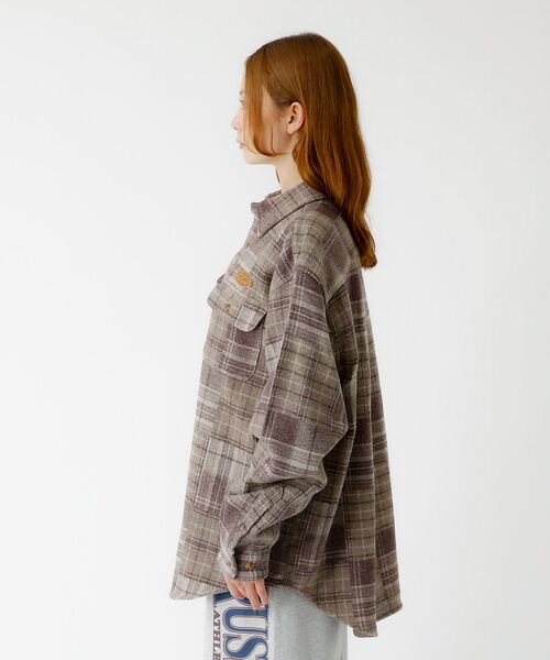 Rouge vif la cle / ルージュ・ヴィフ ラクレ シャツ・ブラウス | 【PARROTT CANVAS/パロットキャンバス】 CPO SHIRT/パッチ | 詳細7