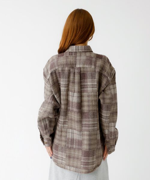 Rouge vif la cle / ルージュ・ヴィフ ラクレ シャツ・ブラウス | 【PARROTT CANVAS/パロットキャンバス】 CPO SHIRT/パッチ | 詳細8