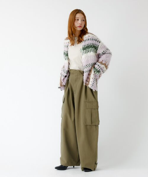 Rouge vif la cle / ルージュ・ヴィフ ラクレ ニット・セーター | 【JOHNBULL/ジョンブル】ファンシーカーディガン/ニット/カーディガン/フ | 詳細4