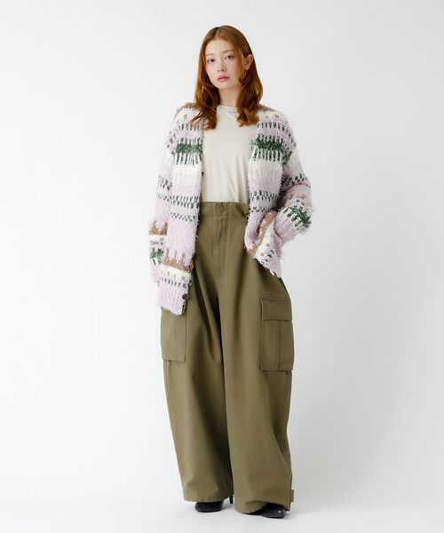 Rouge vif la cle / ルージュ・ヴィフ ラクレ ニット・セーター | 【JOHNBULL/ジョンブル】ファンシーカーディガン/ニット/カーディガン/フ | 詳細5