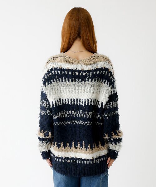 Rouge vif la cle / ルージュ・ヴィフ ラクレ ニット・セーター | 【JOHNBULL/ジョンブル】ファンシーカーディガン/ニット/カーディガン/フ | 詳細16