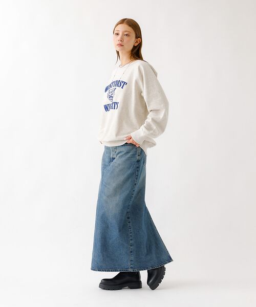 Rouge vif la cle / ルージュ・ヴィフ ラクレ ロング・マキシ丈スカート | 【SOMETHING/サムシング】VINTAGE LG スカート/デニム/ロング | 詳細6