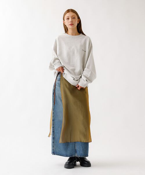 Rouge vif la cle / ルージュ・ヴィフ ラクレ ロング・マキシ丈スカート | 【SOMETHING/サムシング】VINTAGE LG スカート/デニム/ロング | 詳細8