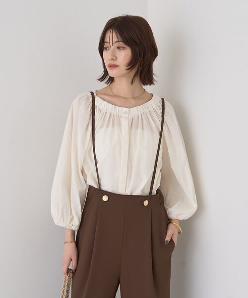 Rouge vif la cle / ルージュ・ヴィフ ラクレ シャツ・ブラウス | ローンオフショルブラウス | 詳細1