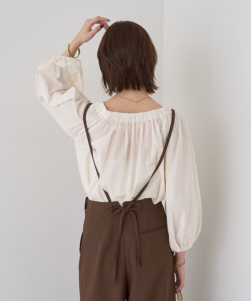 Rouge vif la cle / ルージュ・ヴィフ ラクレ シャツ・ブラウス | ローンオフショルブラウス | 詳細5