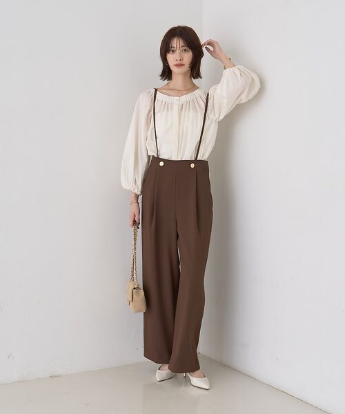 Rouge vif la cle / ルージュ・ヴィフ ラクレ シャツ・ブラウス | ローンオフショルブラウス | 詳細7