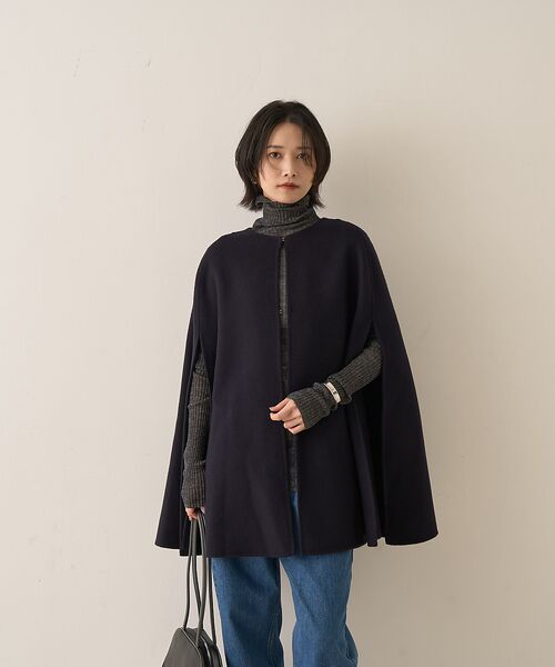 Rouge vif la cle / ルージュ・ヴィフ ラクレ アウター | 【ウールSuper110’s】リバーマントコート | 詳細4