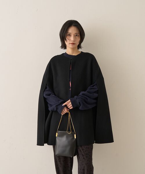 Rouge vif la cle / ルージュ・ヴィフ ラクレ アウター | 【ウールSuper110’s】リバーマントコート | 詳細18