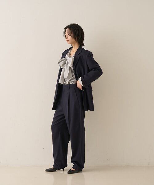 Rouge vif la cle / ルージュ・ヴィフ ラクレ シャツ・ブラウス | コットンチェックリボンブラウス | 詳細7