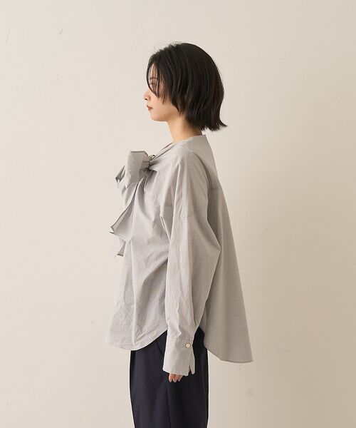 Rouge vif la cle / ルージュ・ヴィフ ラクレ シャツ・ブラウス | コットンチェックリボンブラウス | 詳細9