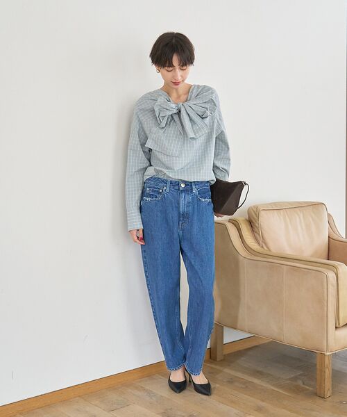 Rouge vif la cle / ルージュ・ヴィフ ラクレ シャツ・ブラウス | コットンチェックリボンブラウス | 詳細27