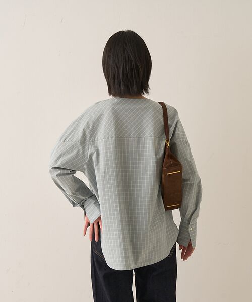 Rouge vif la cle / ルージュ・ヴィフ ラクレ シャツ・ブラウス | コットンチェックリボンブラウス | 詳細20