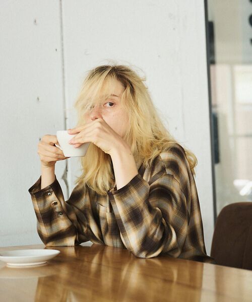 Rouge vif la cle / ルージュ・ヴィフ ラクレ シャツ・ブラウス | オンブレーチェックシャツ | 詳細5