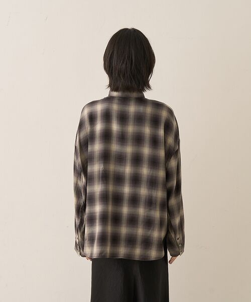 Rouge vif la cle / ルージュ・ヴィフ ラクレ シャツ・ブラウス | オンブレーチェックシャツ | 詳細24