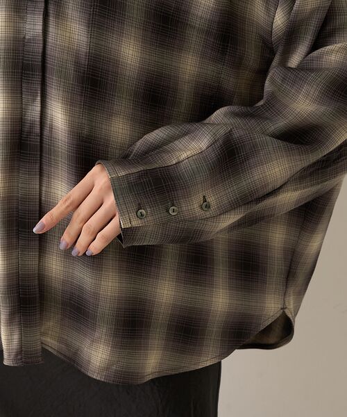 Rouge vif la cle / ルージュ・ヴィフ ラクレ シャツ・ブラウス | オンブレーチェックシャツ | 詳細27