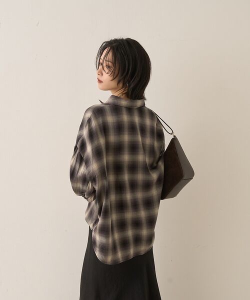 Rouge vif la cle / ルージュ・ヴィフ ラクレ シャツ・ブラウス | オンブレーチェックシャツ | 詳細15