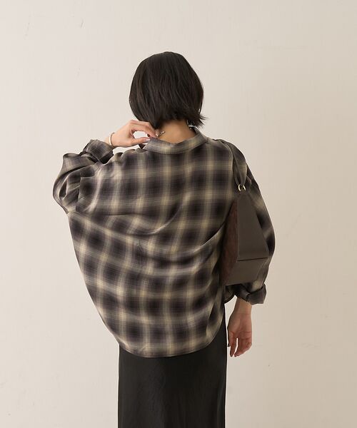 Rouge vif la cle / ルージュ・ヴィフ ラクレ シャツ・ブラウス | オンブレーチェックシャツ | 詳細16