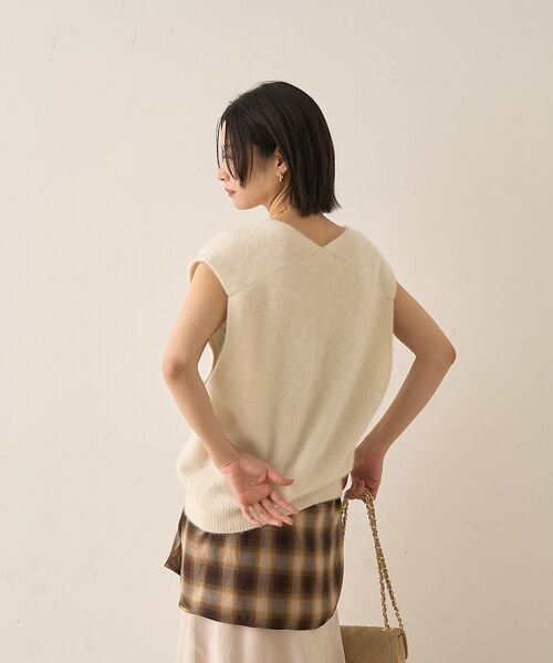 Rouge vif la cle / ルージュ・ヴィフ ラクレ ニット・セーター | フォックスウール ニットベスト | 詳細4