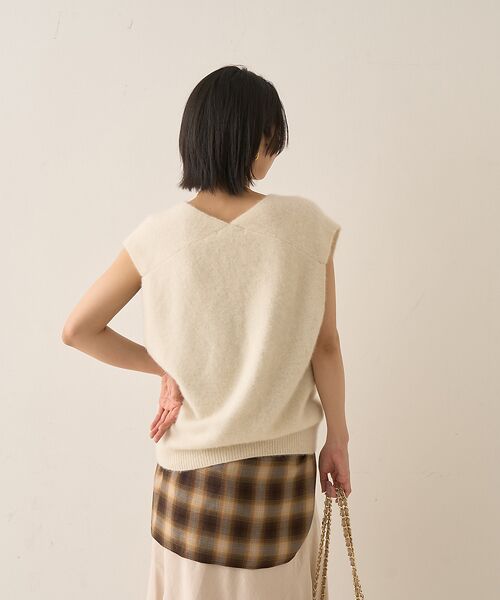 Rouge vif la cle / ルージュ・ヴィフ ラクレ ニット・セーター | フォックスウール ニットベスト | 詳細5