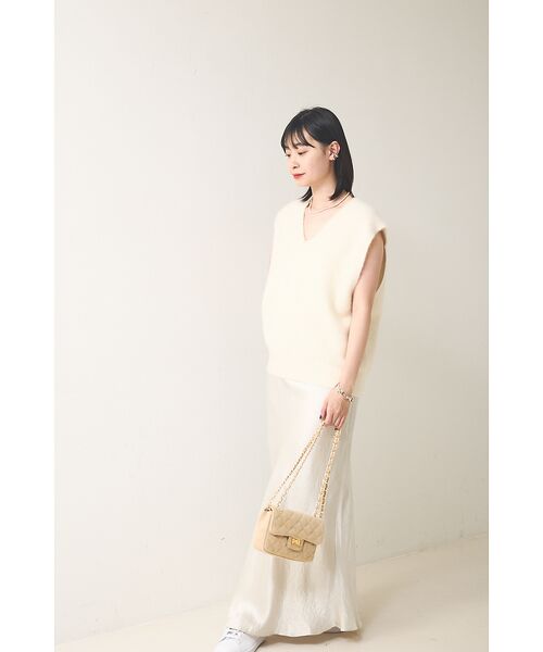 Rouge vif la cle / ルージュ・ヴィフ ラクレ ニット・セーター | フォックスウール ニットベスト | 詳細9