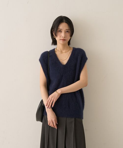 Rouge vif la cle / ルージュ・ヴィフ ラクレ ニット・セーター | フォックスウール ニットベスト | 詳細11