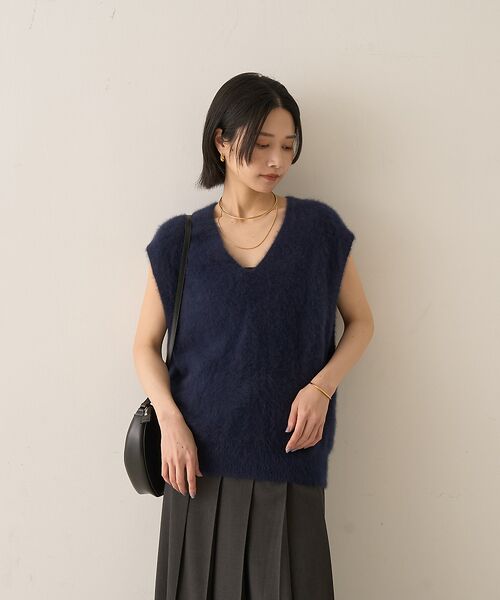 Rouge vif la cle / ルージュ・ヴィフ ラクレ ニット・セーター | フォックスウール ニットベスト | 詳細12