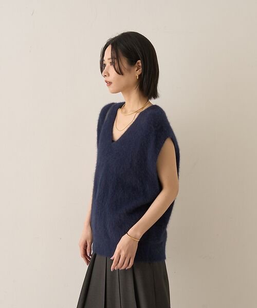 Rouge vif la cle / ルージュ・ヴィフ ラクレ ニット・セーター | フォックスウール ニットベスト | 詳細15