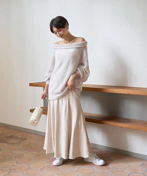 Rouge vif la cle / ルージュ・ヴィフ ラクレ ニット・セーター | モヘア混オフショルラメニットプルオーバー | 詳細8